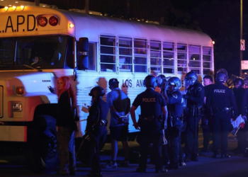 Nearly 400 arrested in Los Angeles immigration protests