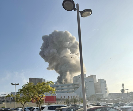 Iran ballistic missile hits hospital in Israel, dozens injured