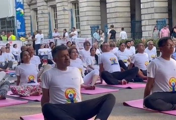 Privileged to be part of this celebration: Indian diaspora in UK celebrates Yoga Day