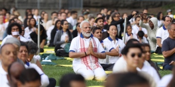 Yoga gives world the direction of peace: PM Modi