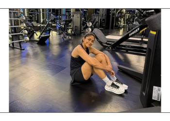 Guess who Mrunal Thakur is missing during her gym session?