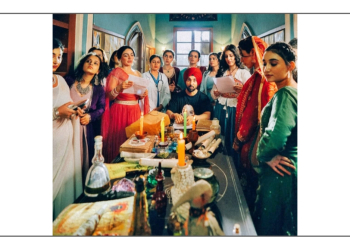 Diljit Dosanjh & Neeru Bajwa raise excitement with the BTS pics for ‘Sardaar Ji 3’