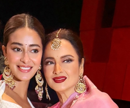 Ananya Panday shares a glimpse of her childhood days with Rekha, reflects on their evolving bond