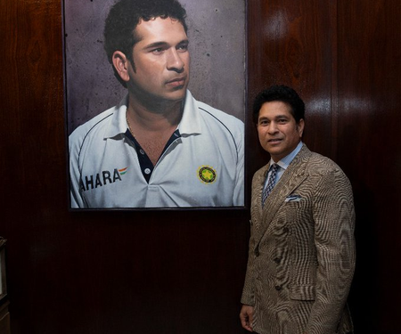 Sachin Tendulkar’s portrait unveiled at Lord’s MCC museum