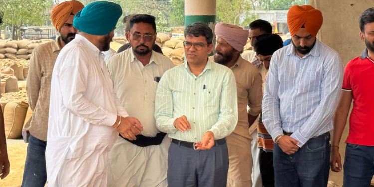 Punjab Mandi Board Secretary Ramvir conducts surprise visit to various grain markets of Sangrur district