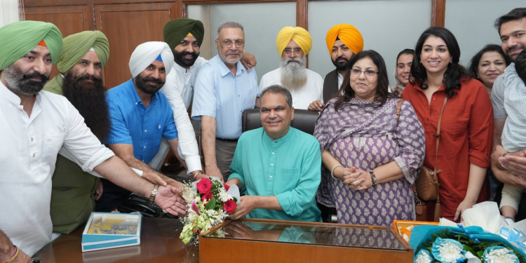 Sanjeev Arora assumes charge as Industries and Commerce, Investment Promotion and NRI Affairs Minister