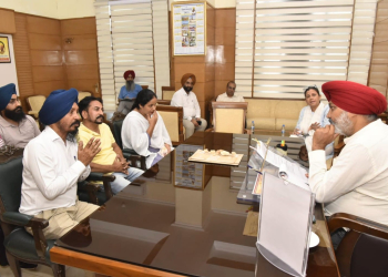 Finance Minister Harpal Singh Cheema Engages with Employee Unions to Address Concerns