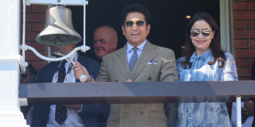 3rd Test: Sachin Tendulkar rings iconic five-minute bell at the start of Lord’s Test