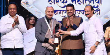 Anupam Kher feels ‘deeply humbled’ as he receives Raj Kapoor Lifetime Achievement Award