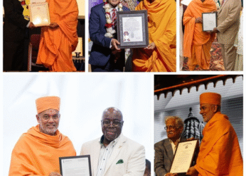 BAPS’ Gnanvatsal Swami honoured across the US