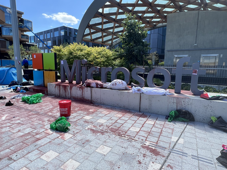 18 arrested during anti-Israel protest at Microsoft campus in US’ Redmond