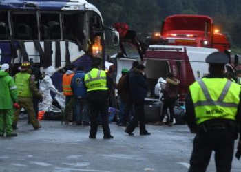 Five dead in tour bus crash in US state of New York