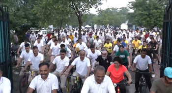 Police personnel across country join ‘Fit India – Sundays on Cycle’ to promote healthy living