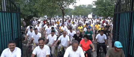 Police personnel across country join ‘Fit India – Sundays on Cycle’ to promote healthy living