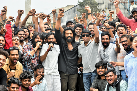 Ram Charan’s ‘Peddi’ unit begins filming grand song with 1000 dancers