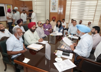 Finance Minister Harpal Singh Cheema Engages with Employee Unions to Address Concerns