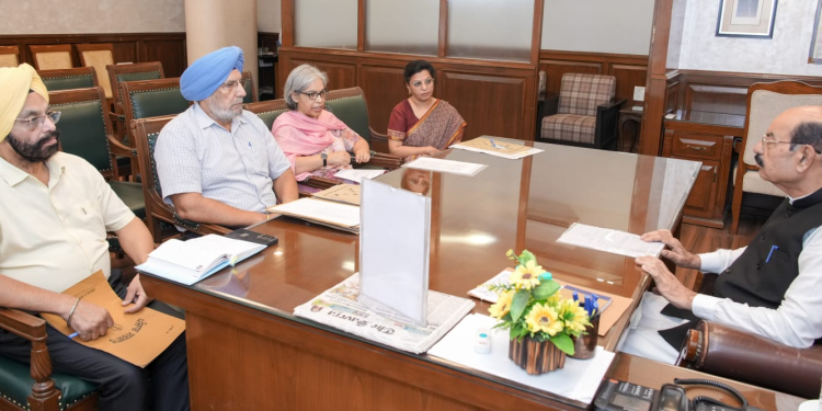 Mohinder Bhagat Reviews Progress on War Memorials Construction, Sainik Rest Houses Renovation