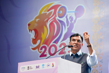 Our target is to place India among the top ten sporting nations in the world, says Mandaviya