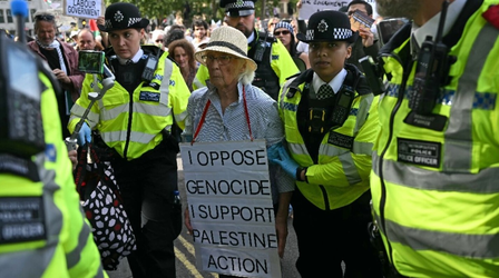 London police arrest 150 at pro-Palestine Action protest