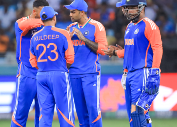 Asia Cup: Kuldeep picks 4-7, Dube takes three-for as India bowl out UAE for 57