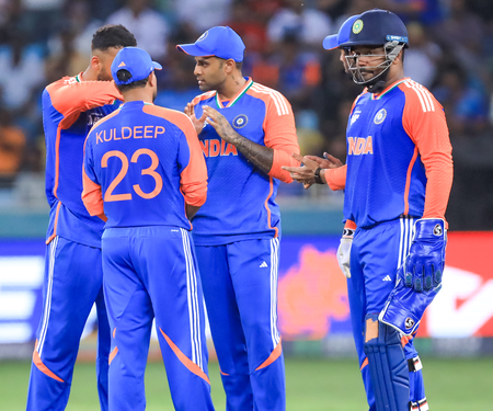 Asia Cup: Kuldeep picks 4-7, Dube takes three-for as India bowl out UAE for 57