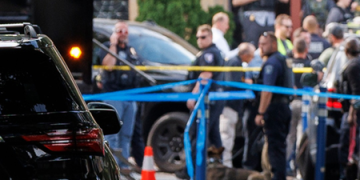 Three teens, including suspect, critically injured in US high school shooting