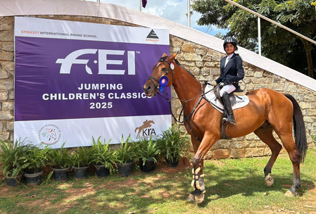 Stasya Pandya selected to represent India at the FEI Children’s Classic 2025 Finals