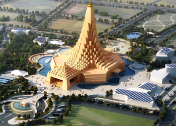 Adani Cement creates world record for largest religious temple raft foundation