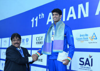 11th Asian Aquatics C’ships: Srihari Nataraj opens India’s medal tally with double haul