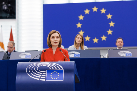 Moldova’s pro-European party claims majority in parliamentary elections