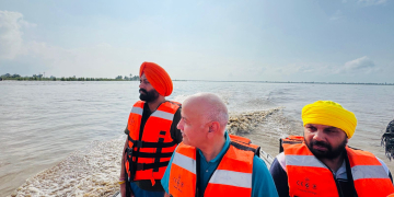 HARJOT BAINS AT FORE FRONT IN ANANDPUR SAHIB; OVER 200 SAFELY EVACUATED FROM FLOOD-PRONE AREAS