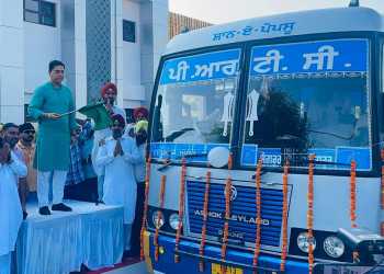 AMAN ARORA INAUGURATES FIRST-OF-ITS-KIND BUS STAND WITH INTEGRATED SPORTS FACILITY IN SUNAM’S TOWN