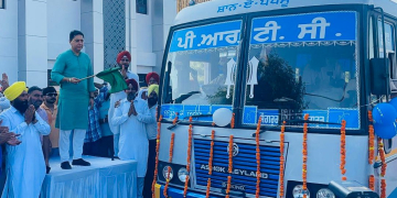AMAN ARORA INAUGURATES FIRST-OF-ITS-KIND BUS STAND WITH INTEGRATED SPORTS FACILITY IN SUNAM’S TOWN