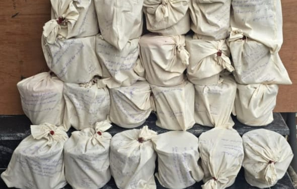 FOREIGN-BASED GANGSTER HAPPY JATT’S DRUG SMUGGLING MODULE BUSTED; HAIRDRESSER HELD WITH 25.9KG HEROIN, PISTOL