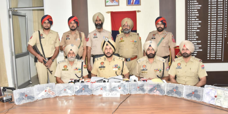 CROSS-BORDER ARMS SMUGGLING MODULE BUSTED; HAWALA OPERATOR AMONG THREE HELD WITH 10 PISTOLS, ₹2.5L HAWALA MONEY