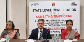 PUNJAB POLICE AND NGO JUST RIGHTS FOR CHILDREN ORGANISE STATE-LEVEL CONSULTATION ON COMBATING HUMAN TRAFFICKING