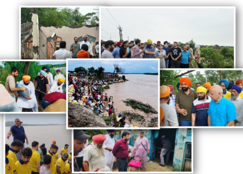 HARJOT BAINS AT FORE FRONT IN ANANDPUR SAHIB; OVER 200 SAFELY EVACUATED FROM FLOOD-PRONE AREAS