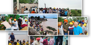 HARJOT BAINS AT FORE FRONT IN ANANDPUR SAHIB; OVER 200 SAFELY EVACUATED FROM FLOOD-PRONE AREAS