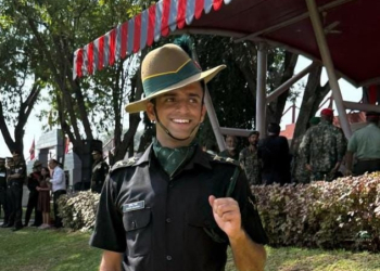 PATHANKOT’S DEEPIT SHARMA COMMISSIONED AS LIEUTENANT IN INDIA ARMY