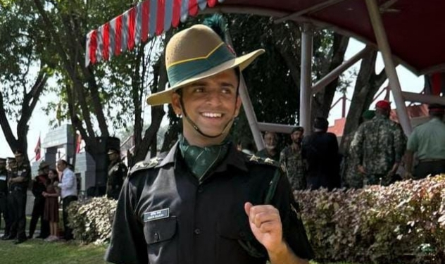 PATHANKOT’S DEEPIT SHARMA COMMISSIONED AS LIEUTENANT IN INDIA ARMY