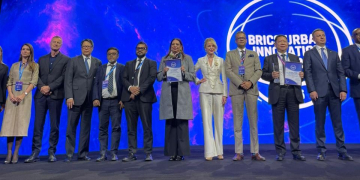 CHANDIGARH MAYOR HARPREET KAUR BABLA AWARDED PRESTIGIOUS AWARD AT BRICS URBAN INNOVATION FORUM 2025 AT MOSCOW, RUSSIA