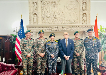 Indian envoy meets visiting armed forces medical team in Washington