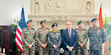 Indian envoy meets visiting armed forces medical team in Washington