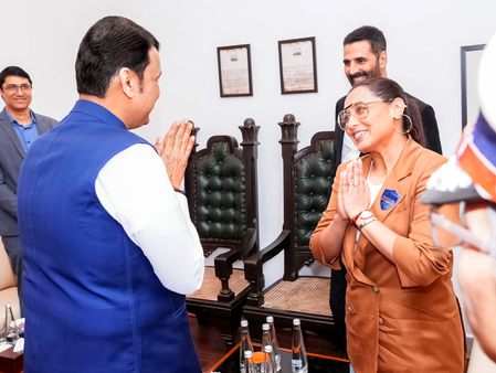 Rani Mukerji takes break from ‘Mardaani 3’ to attend ceremony of Cyber Awareness Month 2025