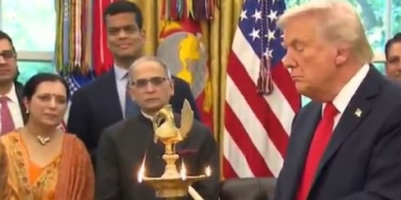 Trump hosts Diwali celebrations at White House, calls PM Modi ‘great person’