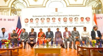 BJP MP leads parliamentary delegation in engaging with 120 Indian-American leaders in New York