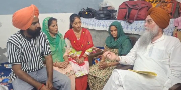 Speaker hands over ex-gratia amount of Rs. 4 lakh to deceased Labourer Panna Lal’s Family, Kotkapura