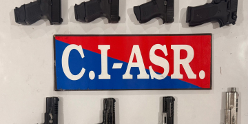 CROSS-BORDER ARMS SMUGGLING NETWORK BUSTED IN AMRITSAR; THREE HELD WITH 8 SOPHISTICATED PISTOLS