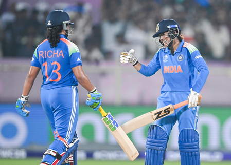 Women’s World Cup: Richa Ghosh’s brilliant 94 lifts India to 251 against South Africa
