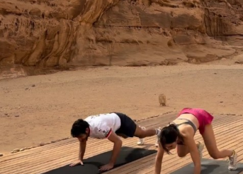 Sara Ali Khan & Ibrahim give fitness goals with their workout ‘on the rocks’